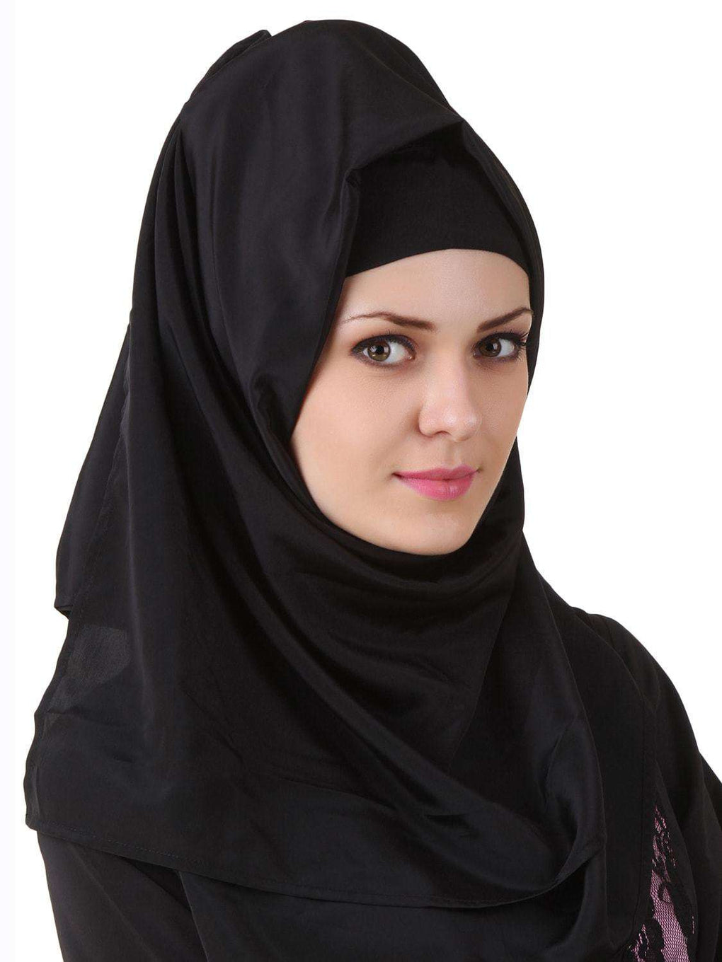 Amala Black Nida Abaya Hijab