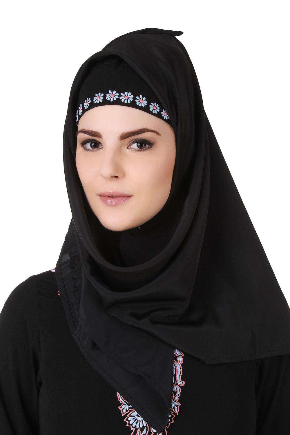 Aqeelah Black Nida Abaya Hijab