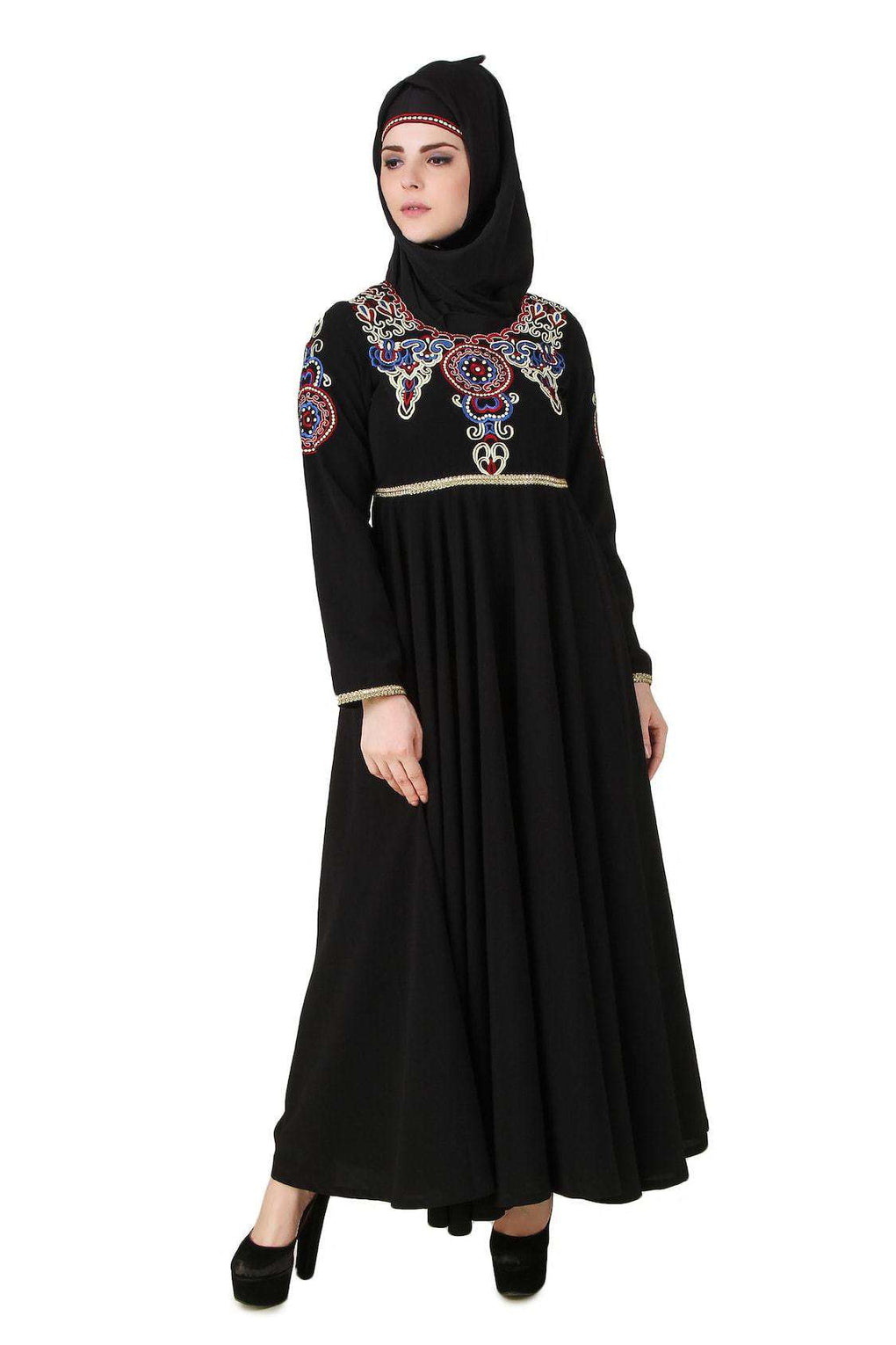 Yumn Black Nida Abaya