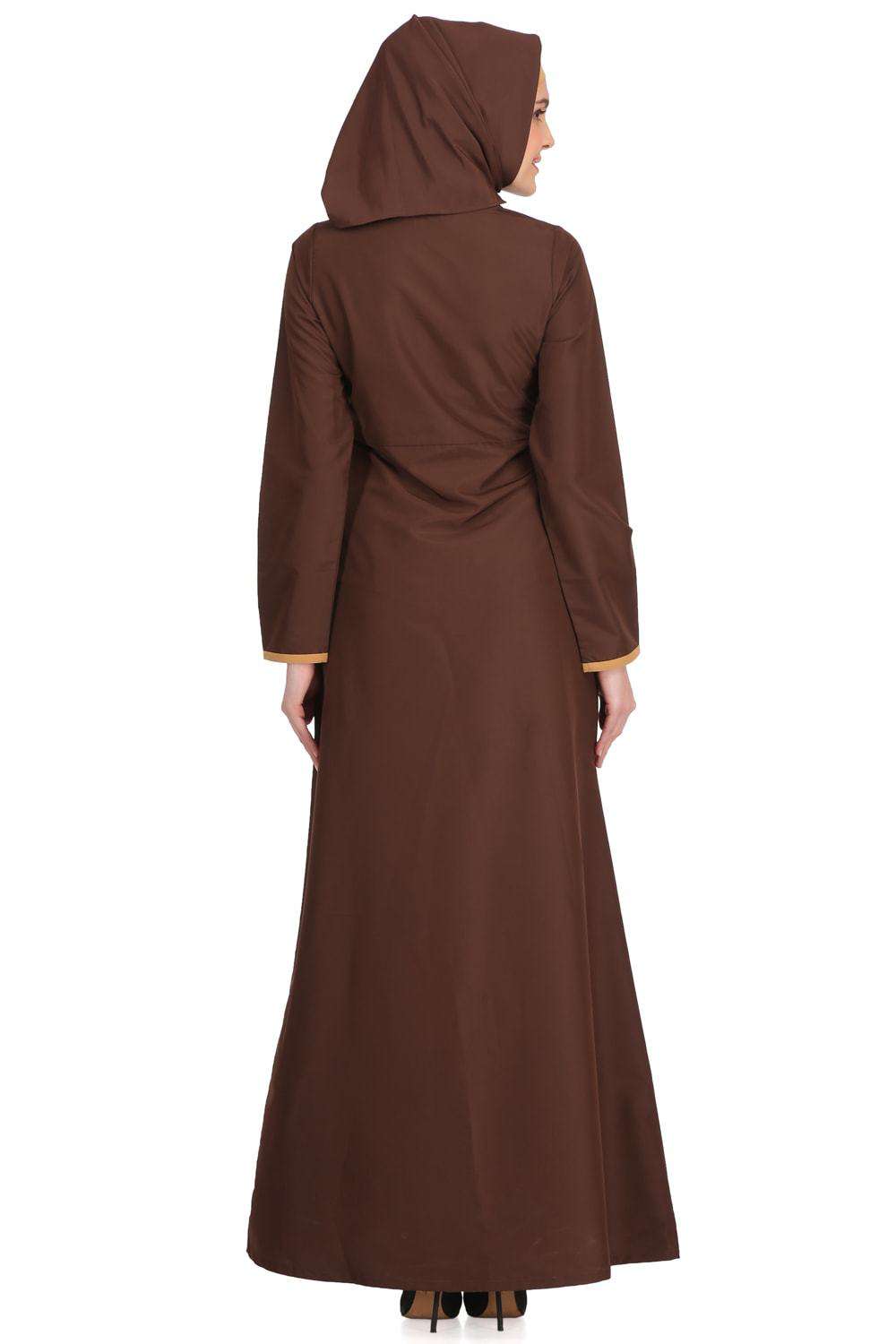 Shimaz Brown Kashibo Short Abaya