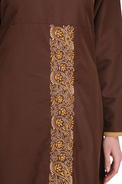 Shimaz Brown Kashibo Short Abaya