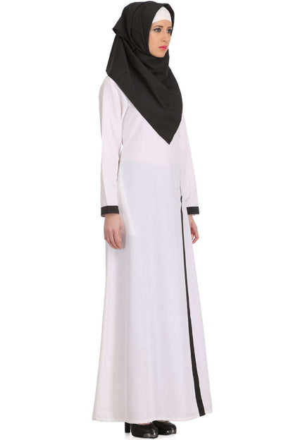 Romeesa White Kashibo Abaya