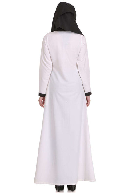 Romeesa White Kashibo Abaya