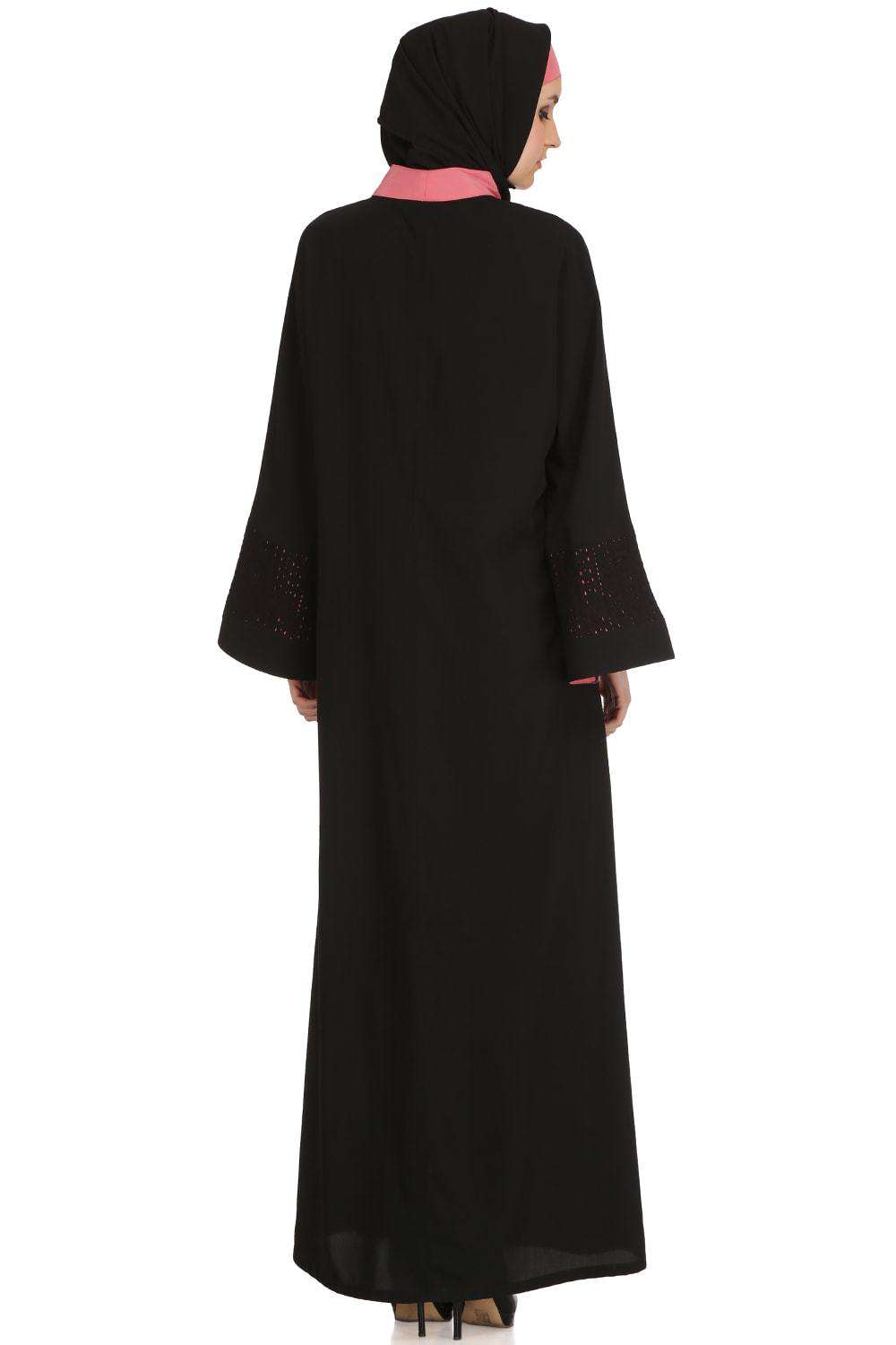 Chanda Black Nida Dubai Abaya Back