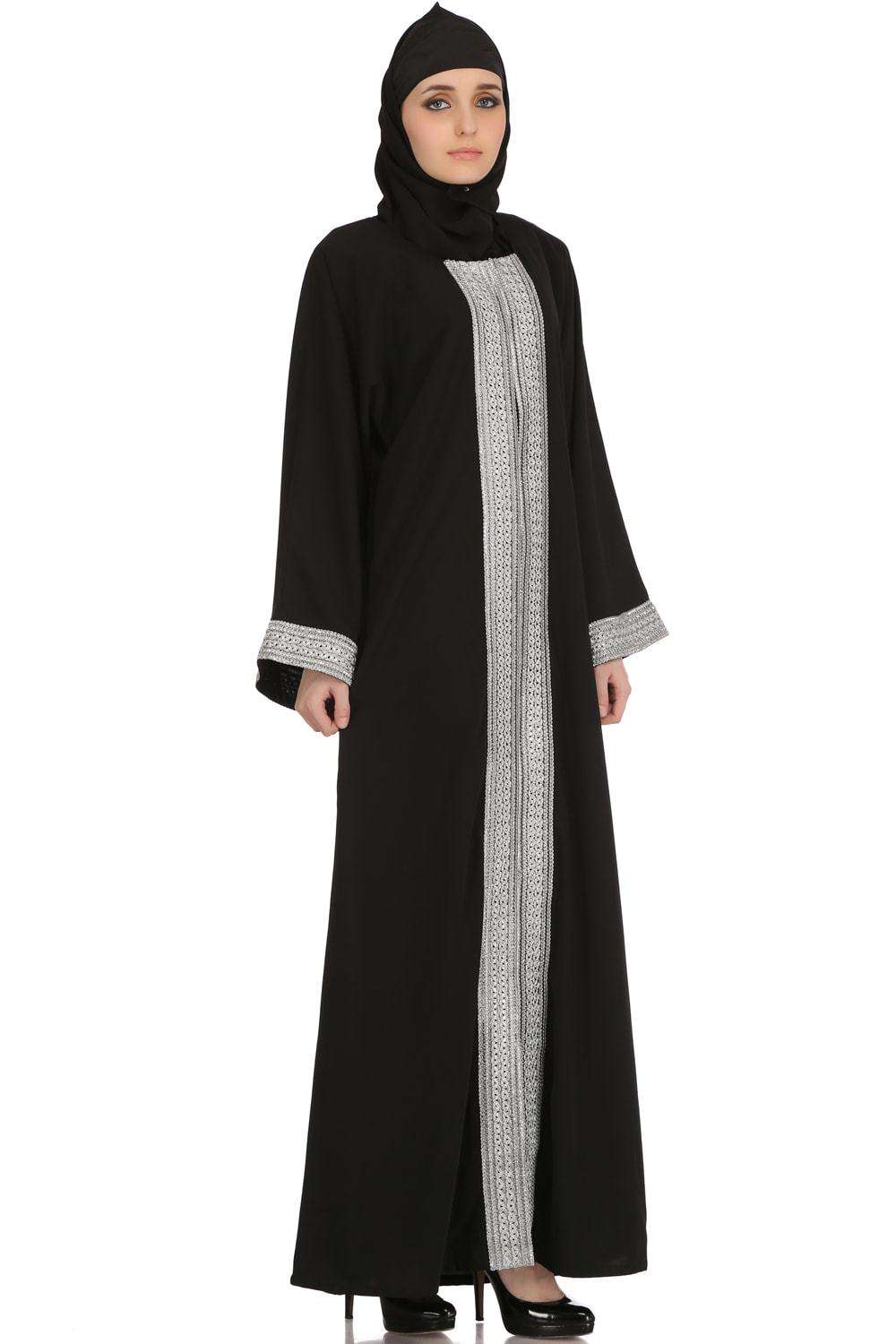 Naina Black Nida Dubai Abaya