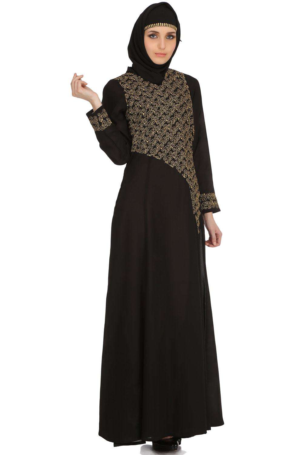 Malika Black Nida Abaya