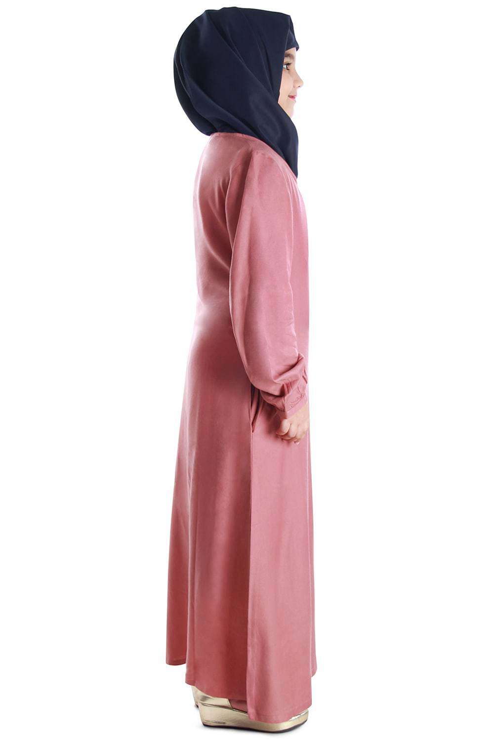 Masarrah Rayon Kid's Abaya Side