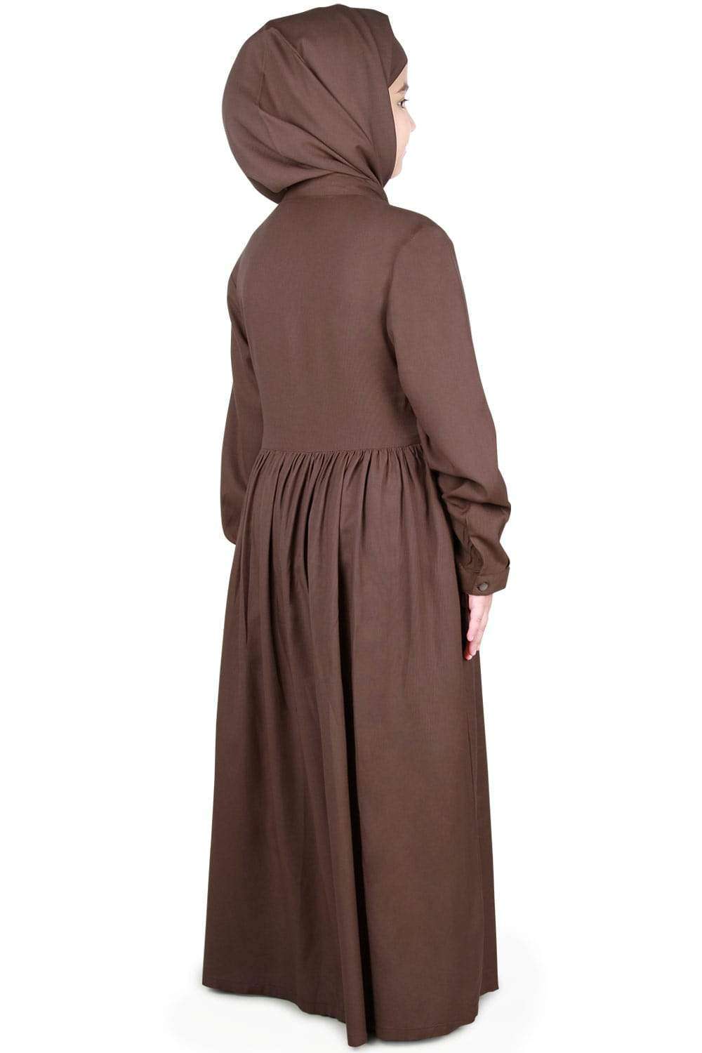 Rizqin Rayon Kid's Abaya Back