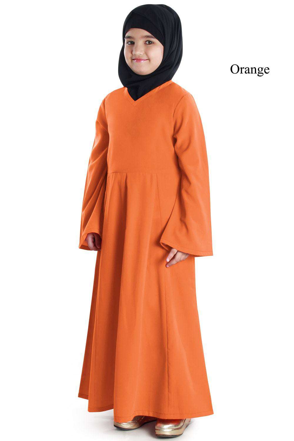 Nashema Kid's Abaya Orange