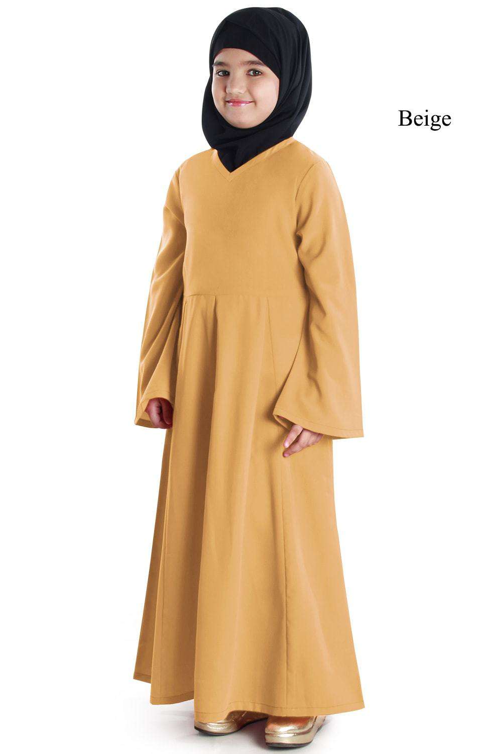 Nashema Kid's Abaya Beige