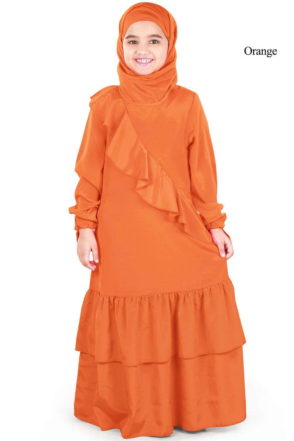 Rahilah Kid's Abaya Orange