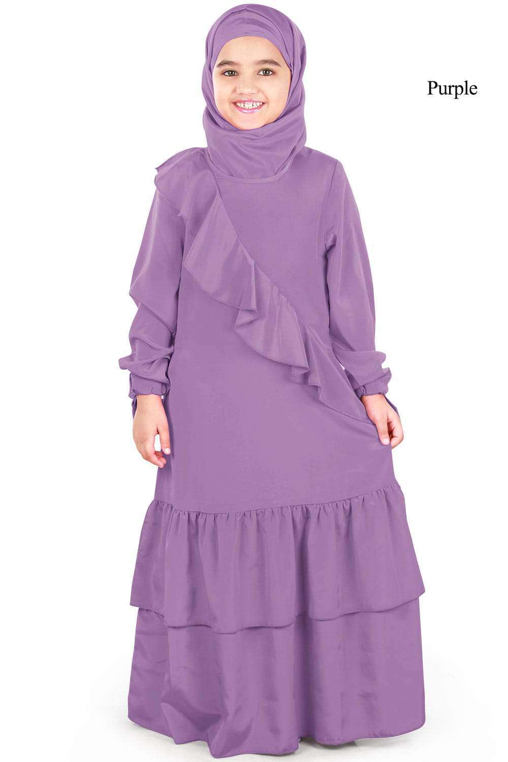 Rahilah Kid's Abaya Purple