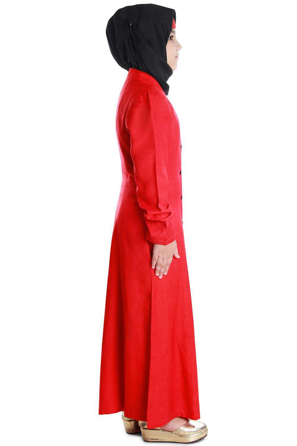 Waseemah Kid's Abaya Side