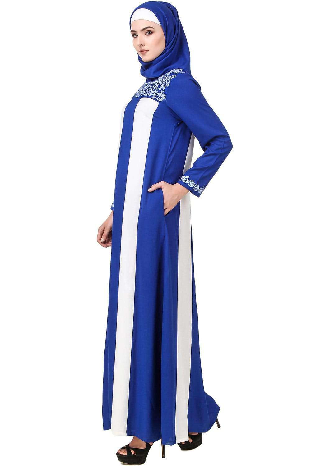 Mansurah Rayon Abaya Side