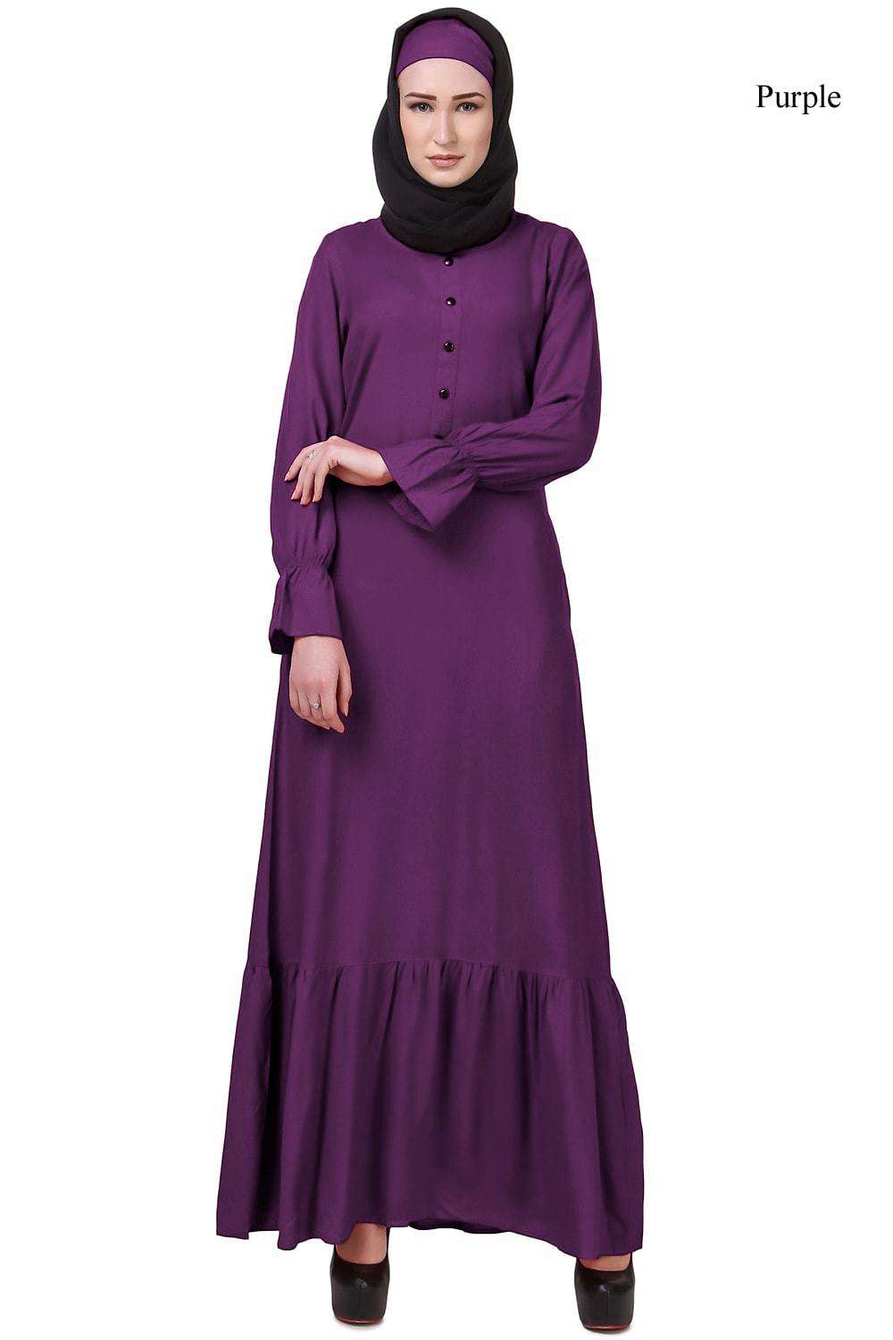 Bushra Abaya Purple