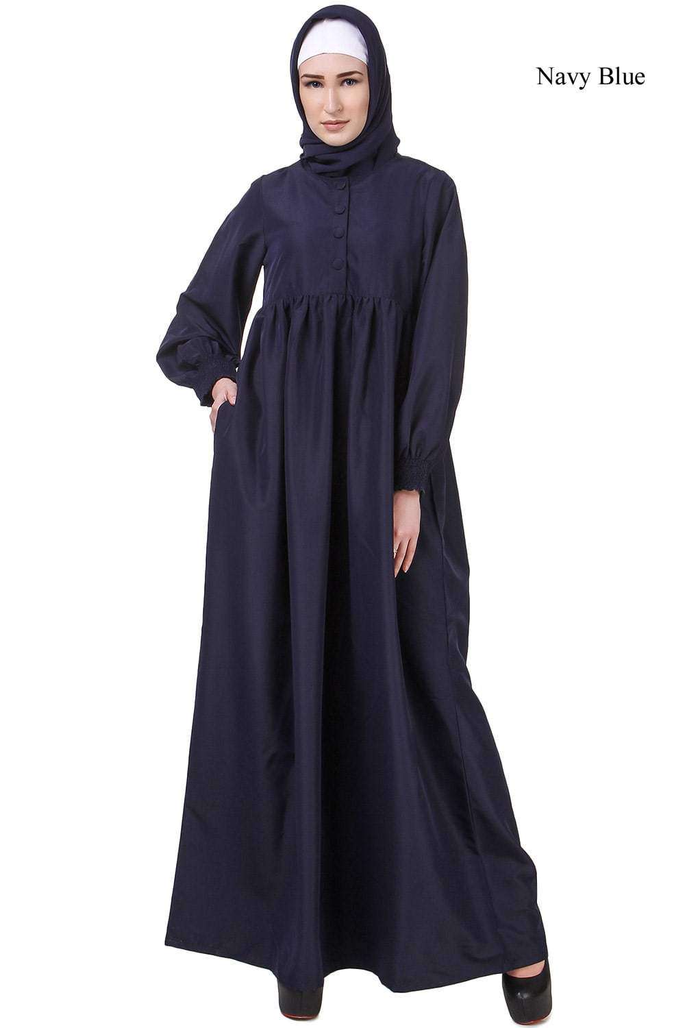 Humaira Maternity Abaya Navy Blue