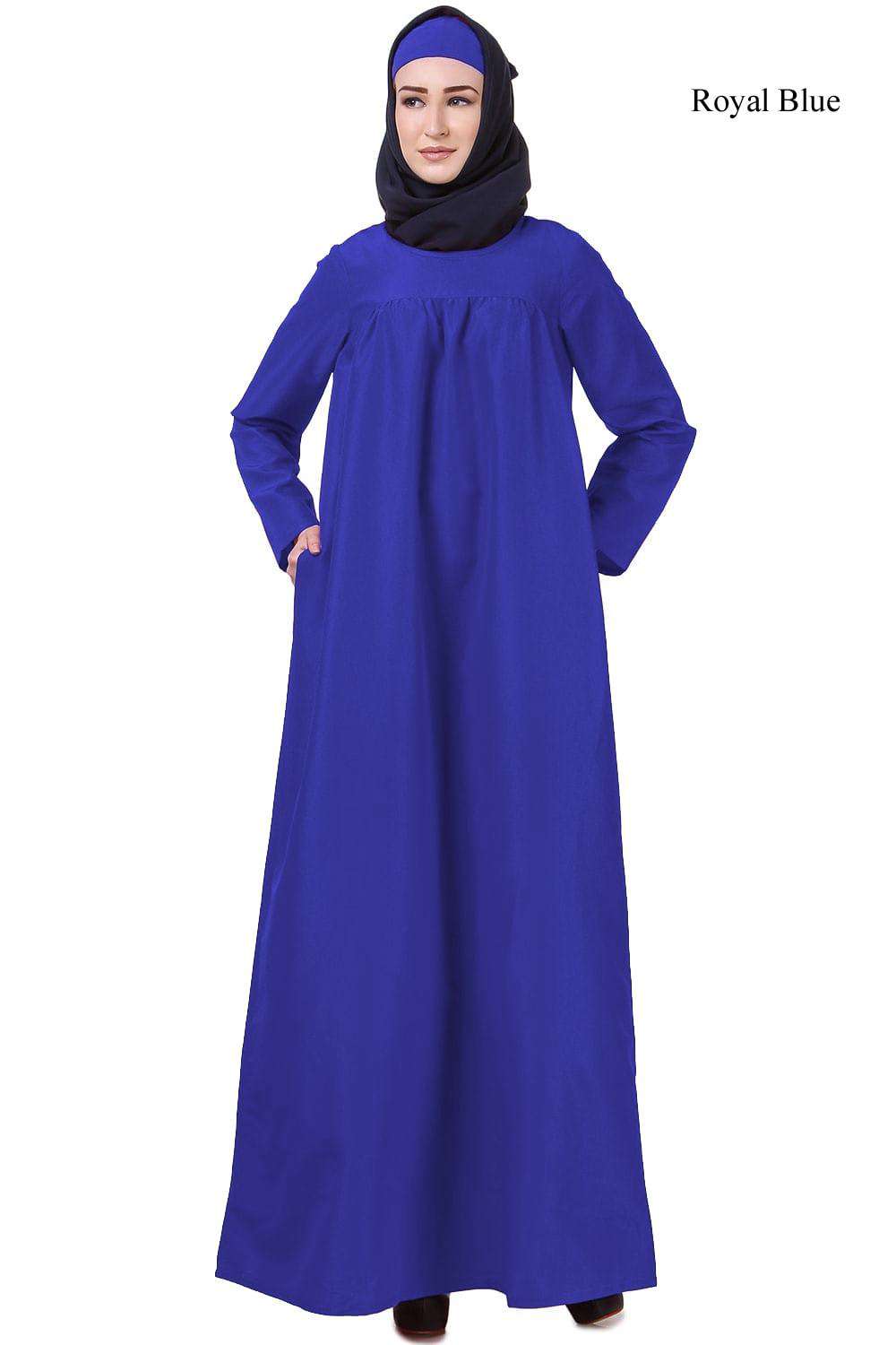 Latifa Maternity Abaya Royal Blue