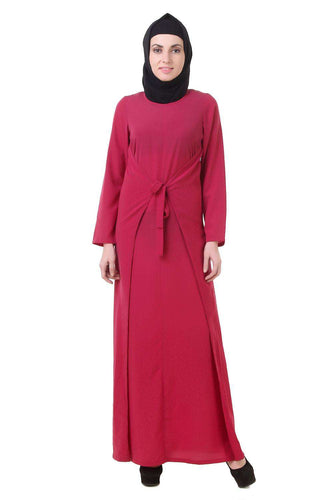 Rose Pink Occasion Wear Nida Abaya AY-703