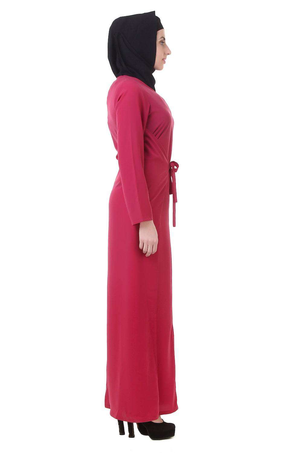 Rose Pink Occasion Wear Nida Abaya AY-703