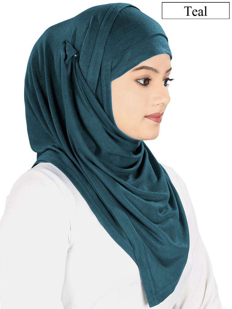 Instant Jersey Hijab With Head Band