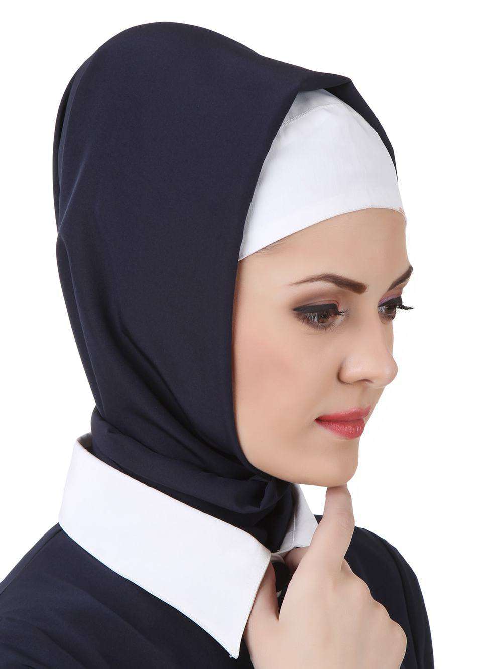 Muneerah Kashibo Navy Blue Hijab