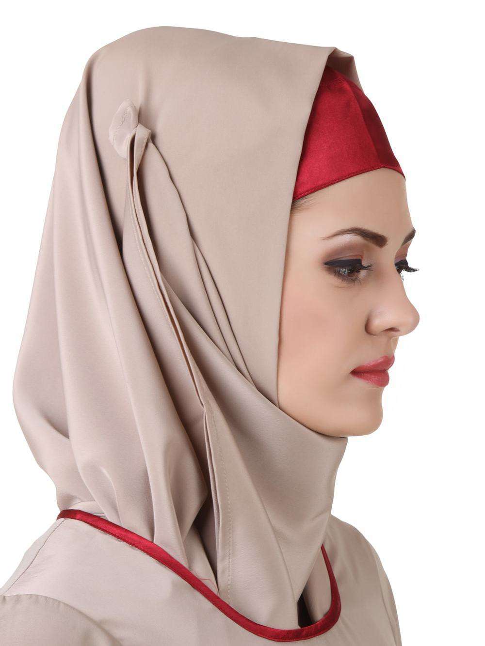 Ujala Crepe Warm Grey Hijab