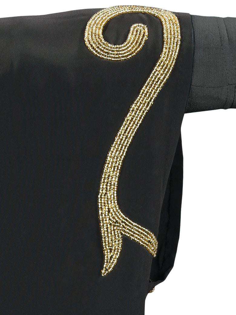 Nayyab Hand Embroidered Black Kaftan
