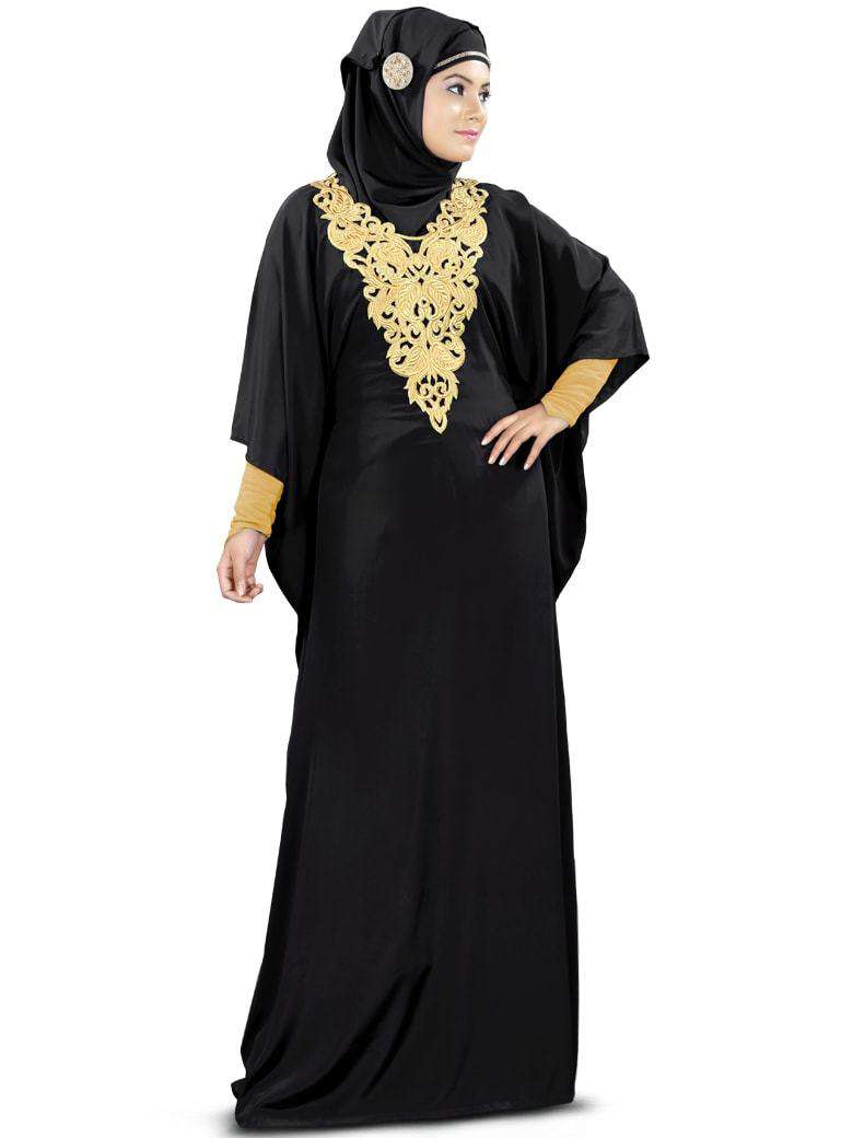 Nelam Gold Embroidered Kaftan