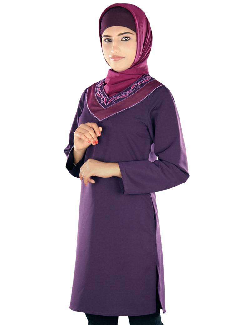 Salmaa Purple Tunic