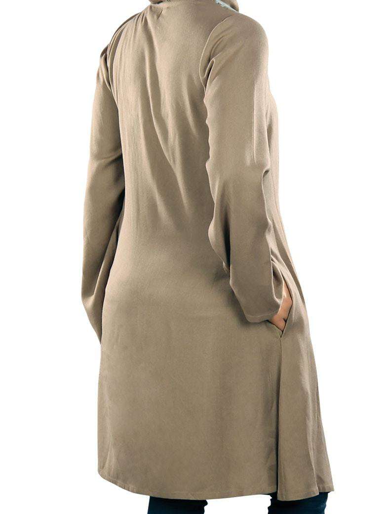 Trendy Khaki Rayon Tunic