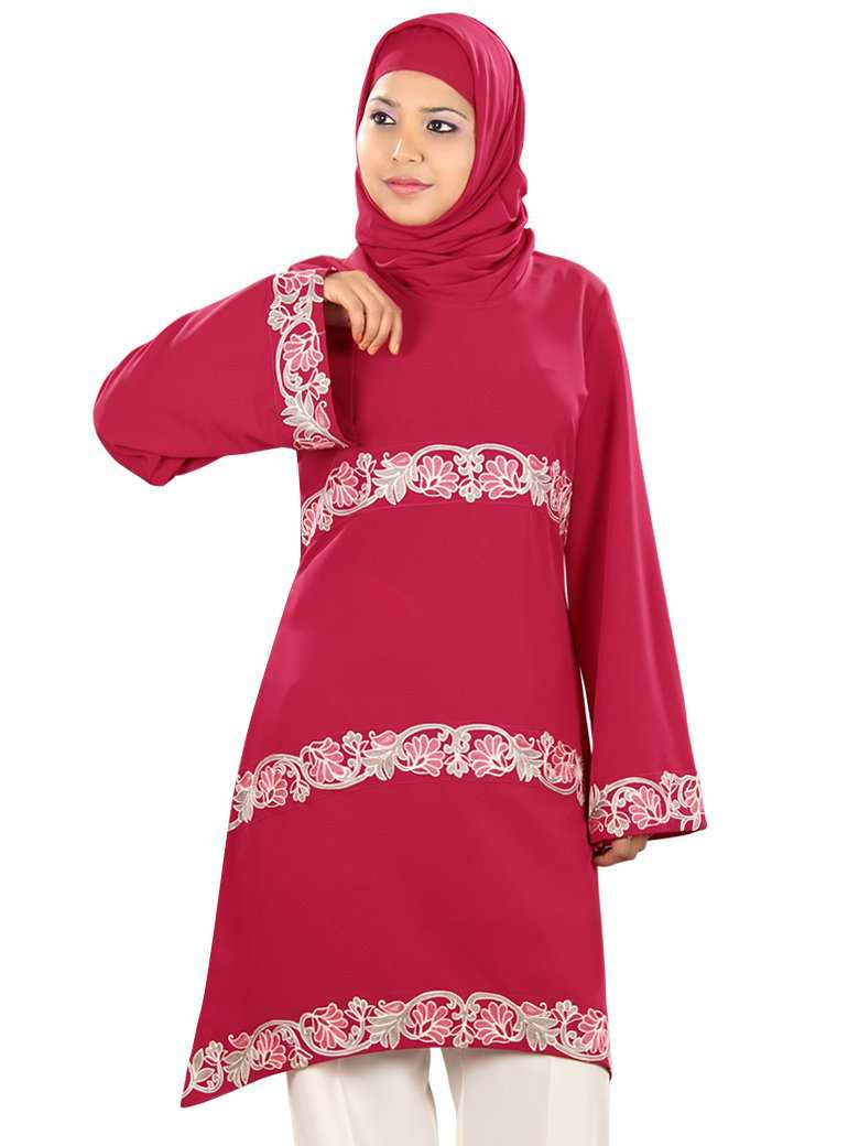 Fatimah Rose Pink Islamic Tunic