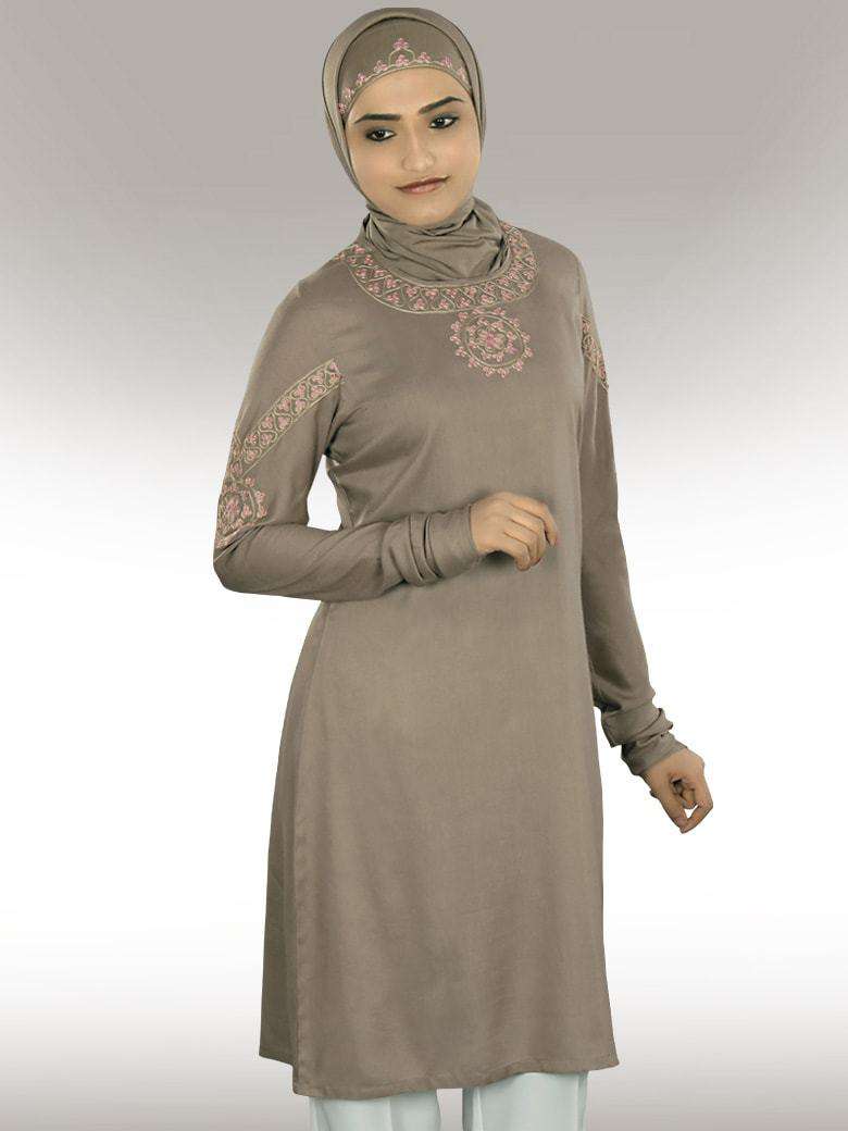 Wisal Khaki Tunic