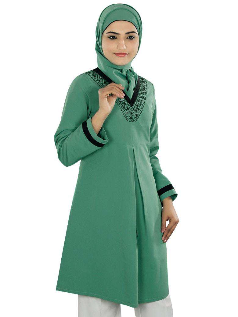 Safia Green Tunic